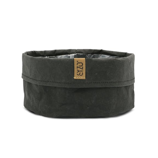 SIZO Papierbehälter und Übertopf - schwarz