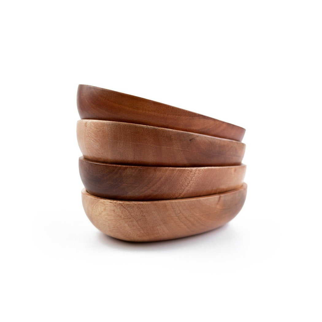 Khaya | Natural Wood Tableware Schale aus Khaya Holz - oval