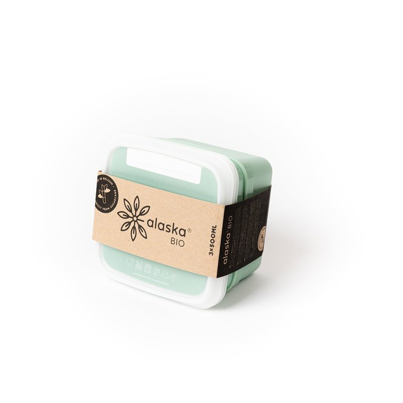 Amuse Alaska Bio - nachhaltige Gefrierschrankdose - 3er Set