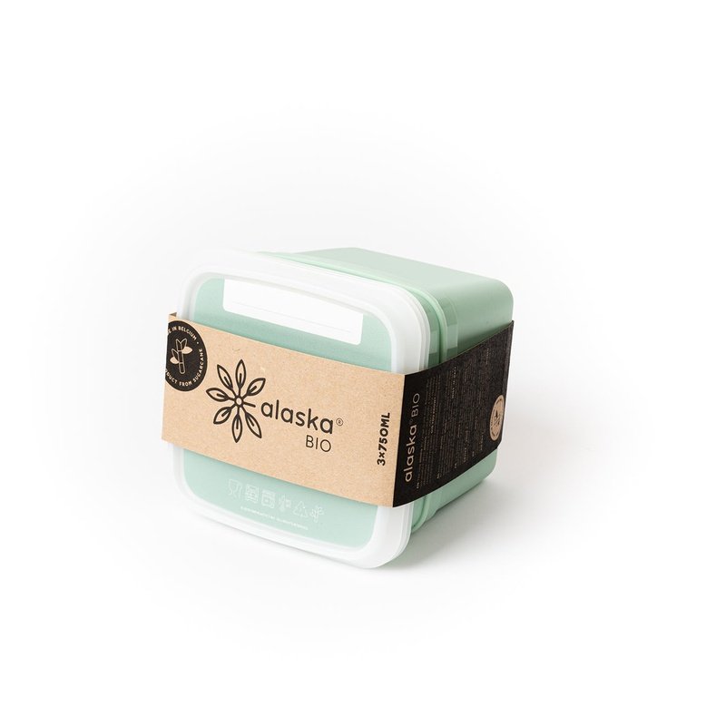 Amuse Alaska Bio - nachhaltige Gefrierschrankdose - 3er Set