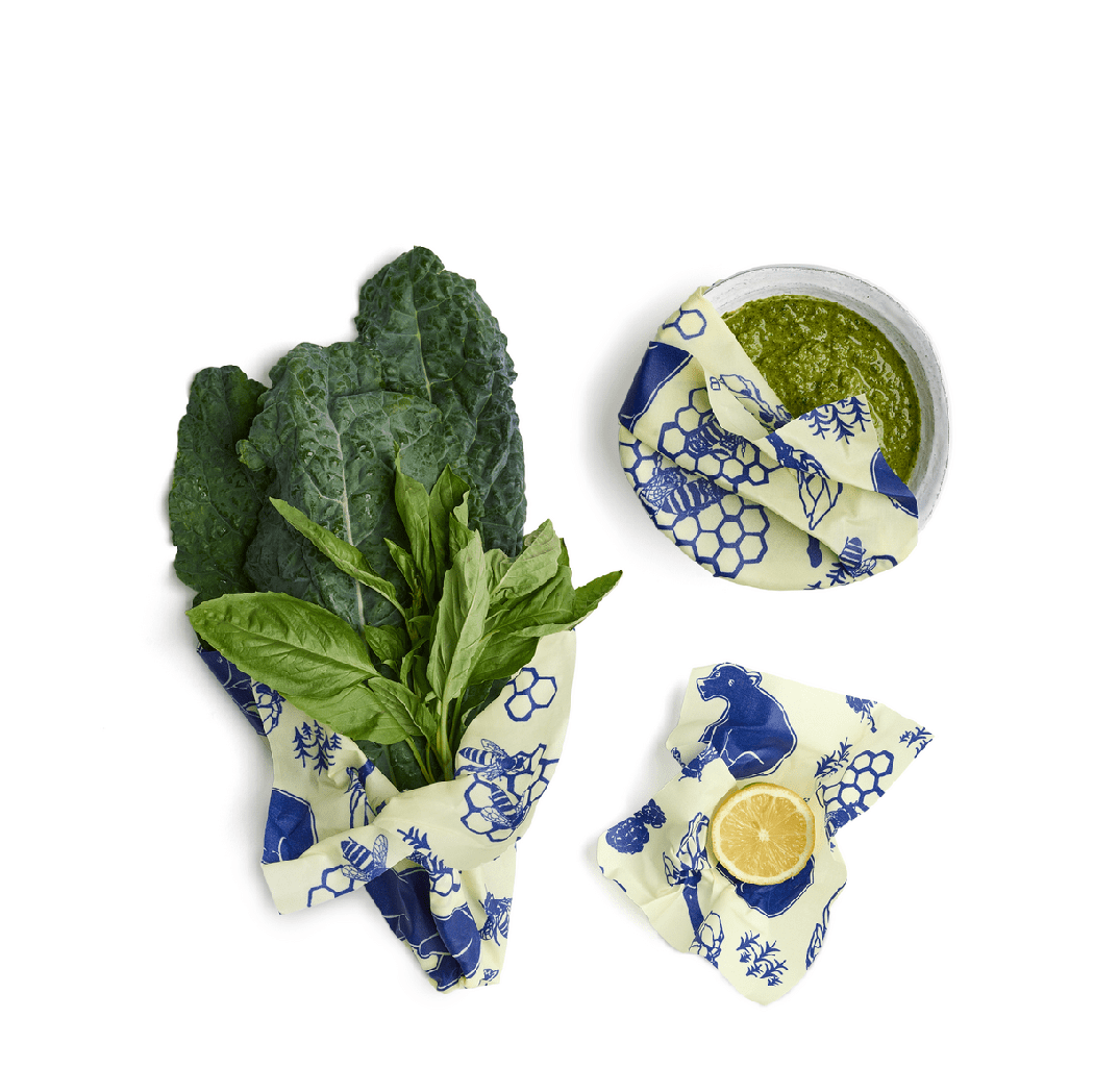 Bee's Wrap Bienenwachstücher Bee's & Bears - 3er Set