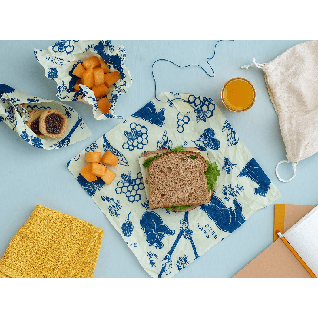 Bee's Wrap Bienenwachstücher Bee's & Bears - 3er Set