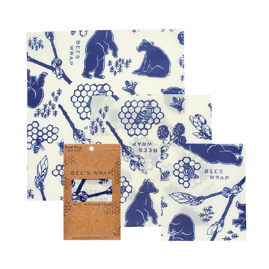 Bee's Wrap Bienenwachstücher Bee's & Bears - 3er Set