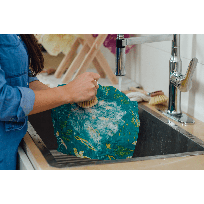 Bee's Wrap Bienenwachstücher Ocean Print - 3er Set