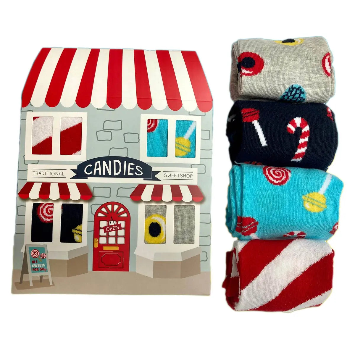 Boxt Socks Candy Shop Socken in Geschenkverpackung - 4 Paar