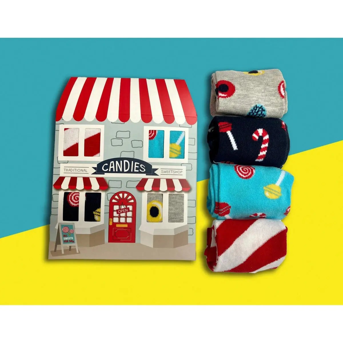 Boxt Socks Candy Shop Socken in Geschenkverpackung - 4 Paar