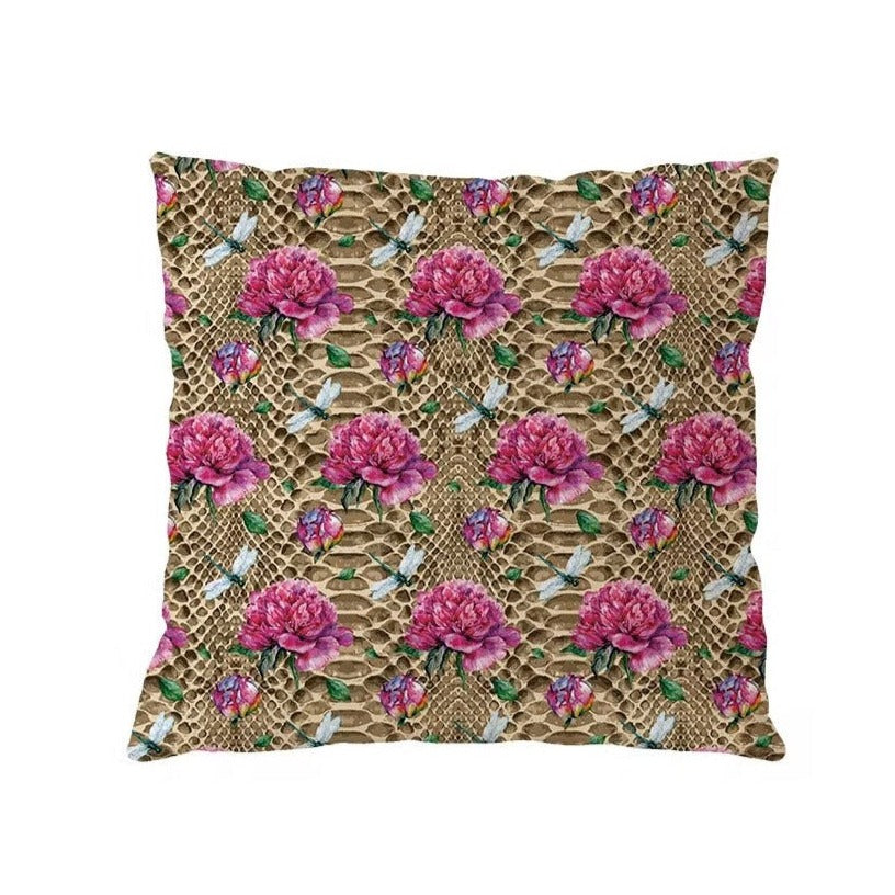 Kissenbezug 45 cm x 45 cm - Python Roses - Kissenbezüge - Aqua-licious | Waya