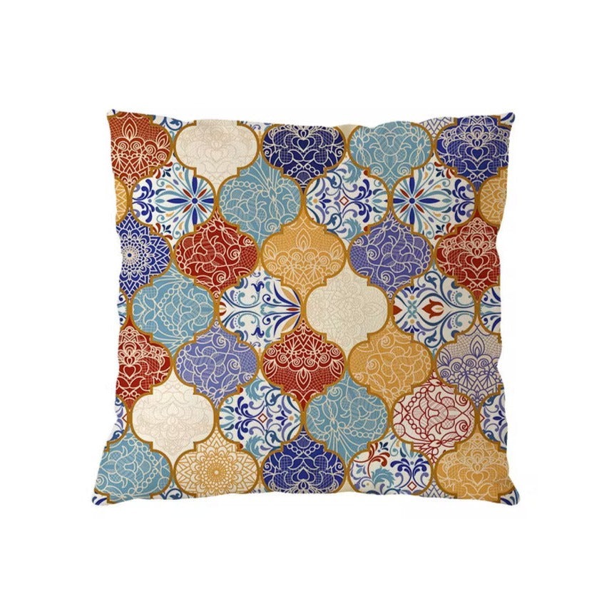 Aqua-licious Kissenbezug für Couchkissen 45cm - Ceramic Tiles