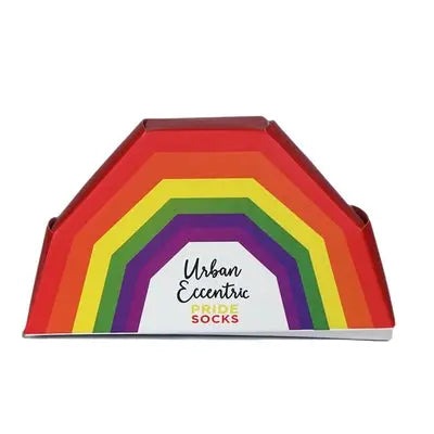 Urban Eccentric Geschenkpackung 2 Paar Regenbogensocken - Pride