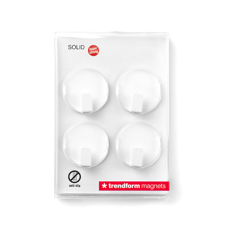 Trendform Hakenmagnete weiß - 4er Set