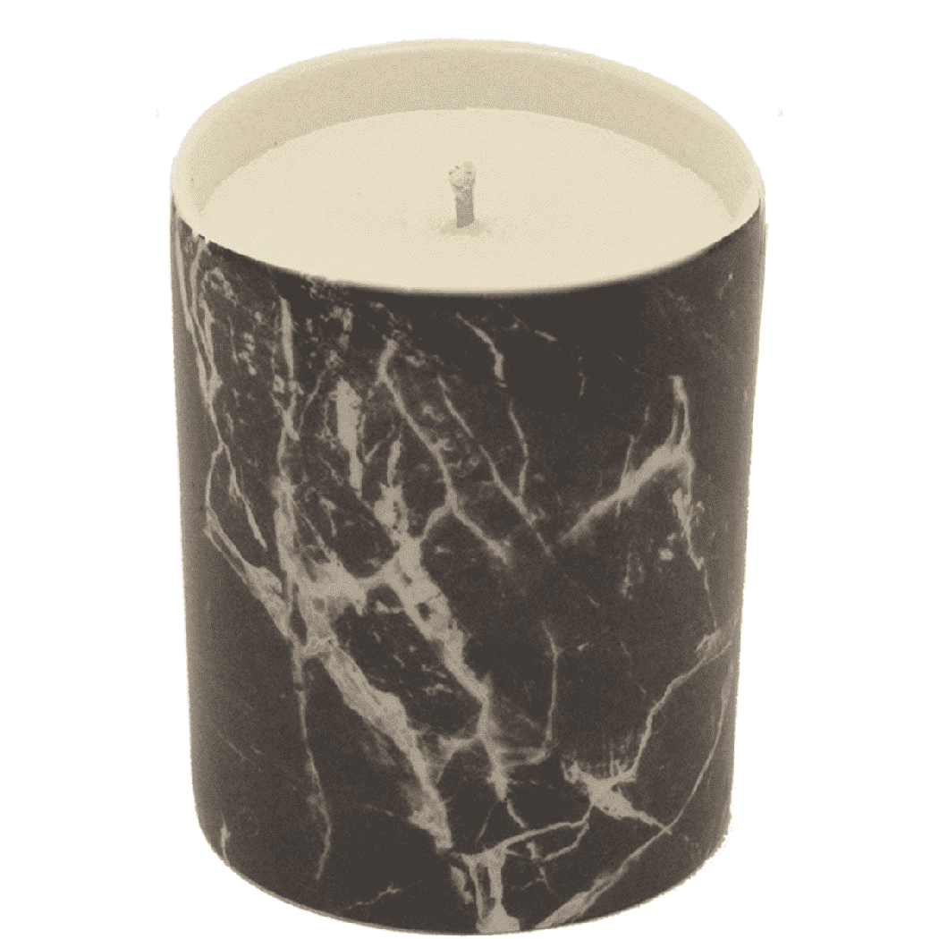 Sojawachs Kerze marmoriert - Oak Sage Sea Salt