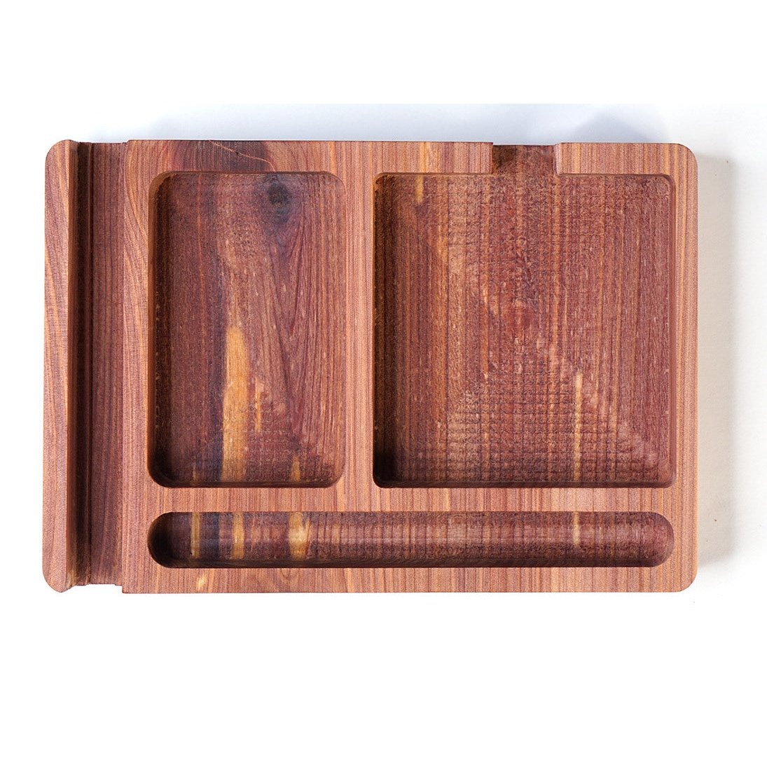 Third Eye Creation Company Schreibtischorganizer aus Zedernholz - Quadrat