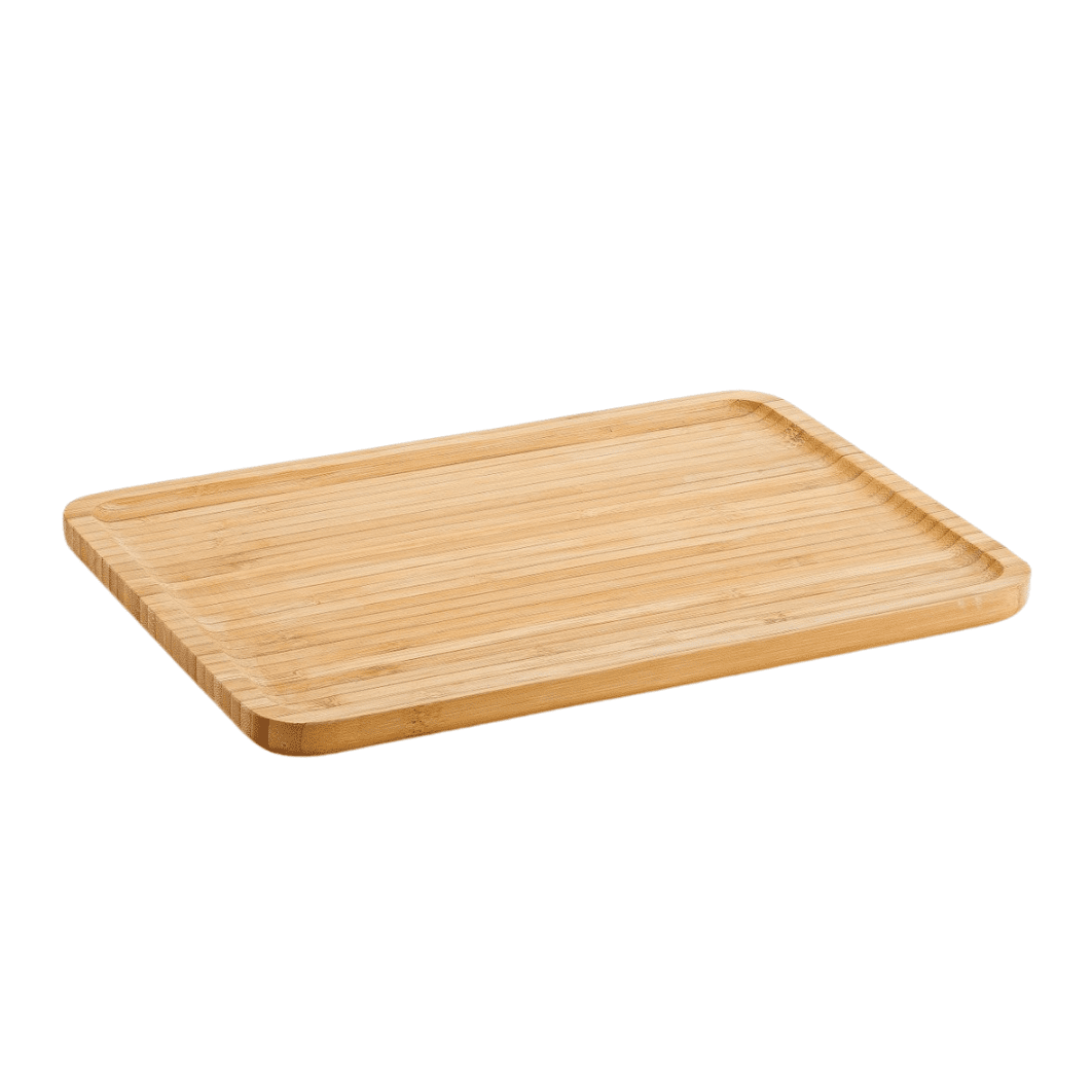 Serviertablett aus Bambusholz
