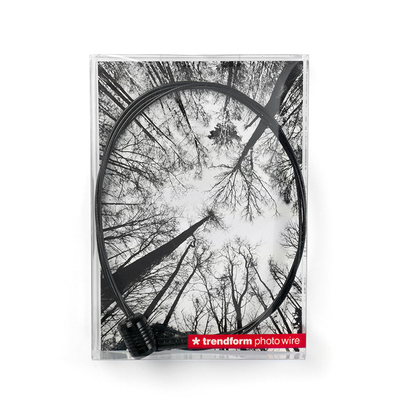 Trendform schwarze Fotoleine Steely Dan 8 Magnete - 150 cm