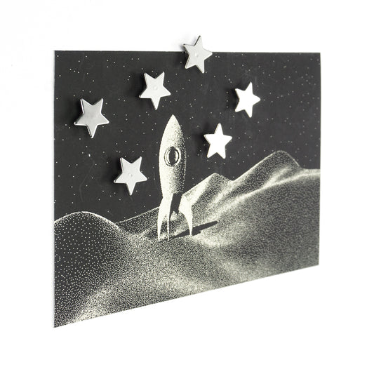 Trendform Magnet 6er Set verchromt - Stern