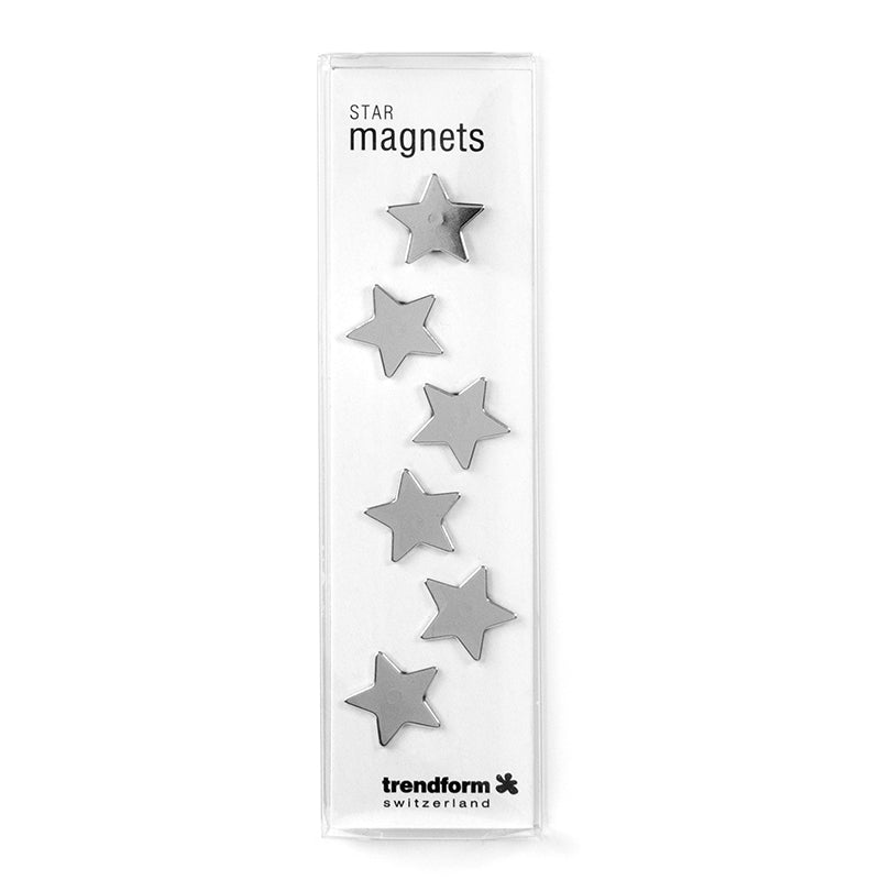 Trendform Magnet 6er Set verchromt - Stern