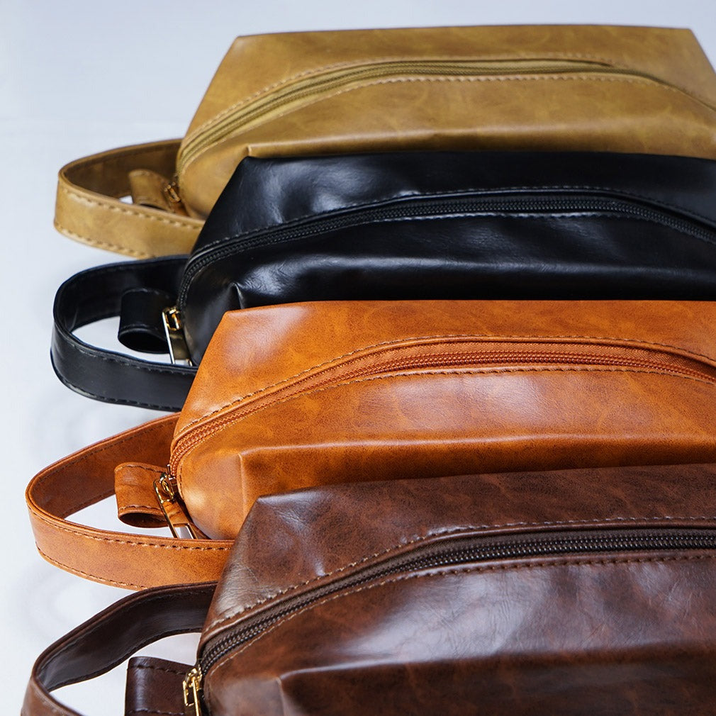 Tasche aus Kunstleder - dunkelbraun - Federmappe - Outward Hound | Waya