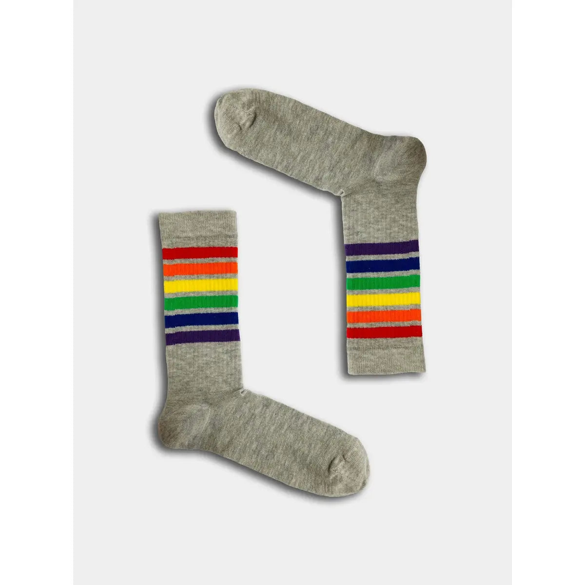 Boxt Socks Tennissocken mit Regenbogen Motiv - 3 Paar