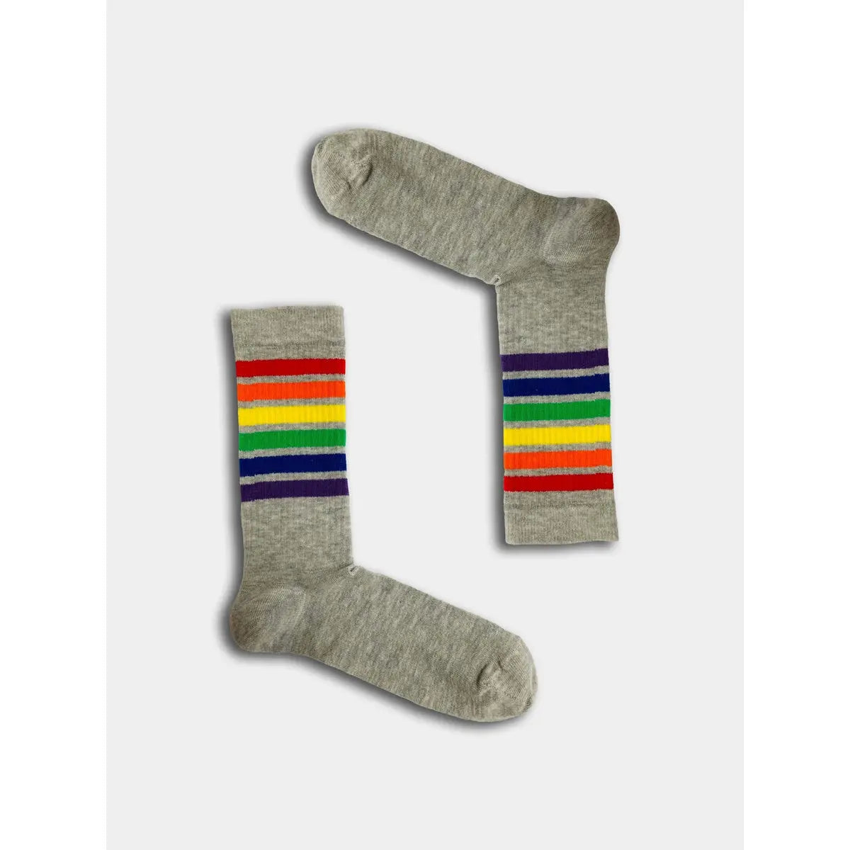 Boxt Socks - Tennissocken mit Regenbogen Motiv - 3 Paar