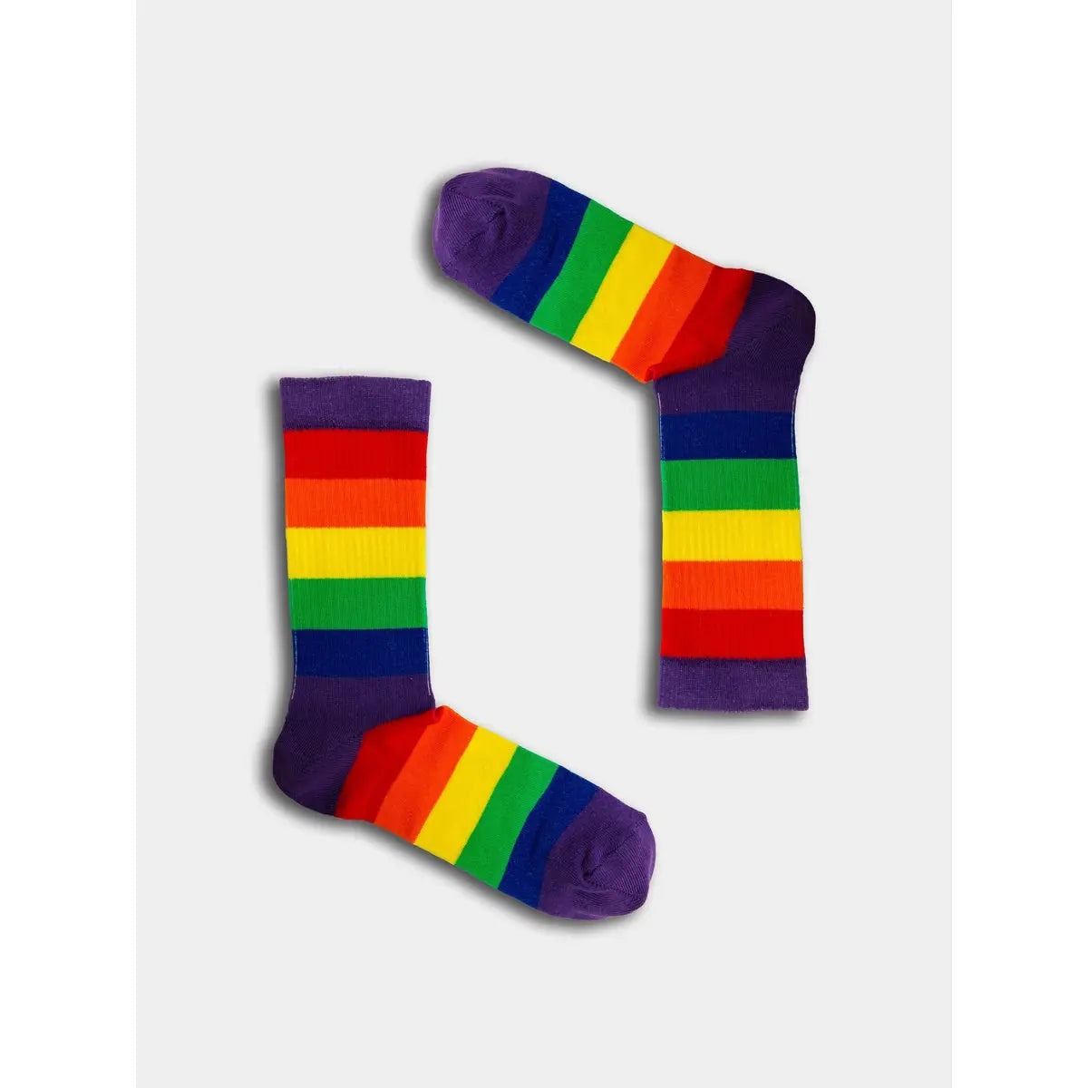 Boxt Socks Tennissocken mit Regenbogen Motiv - 3 Paar