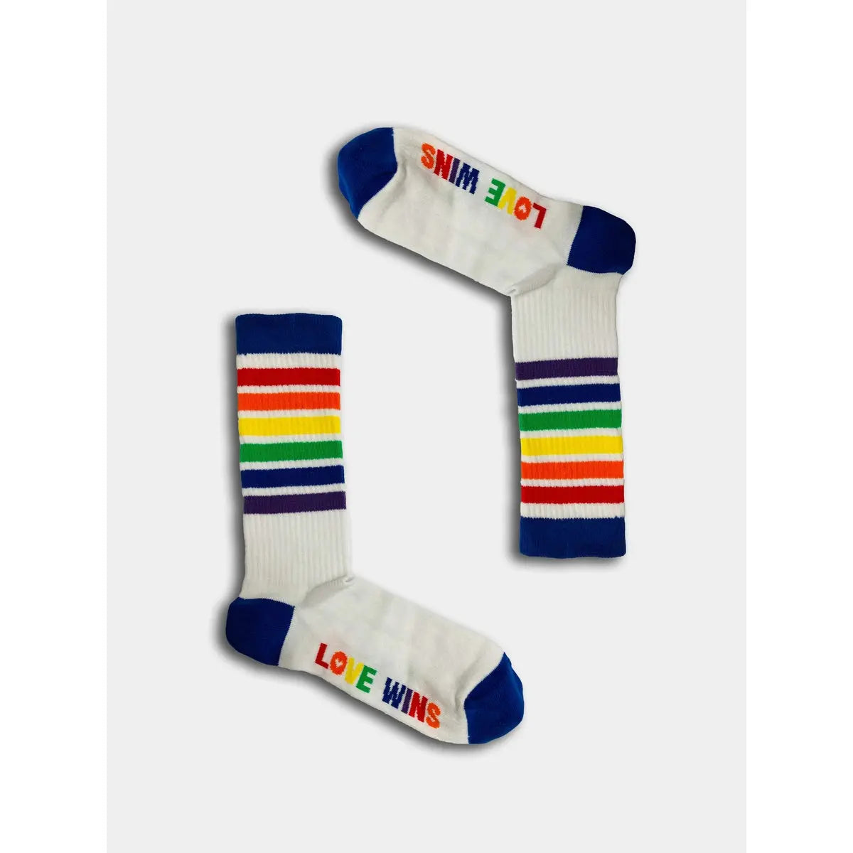 Boxt Socks Tennissocken mit Regenbogen Motiv - 3 Paar