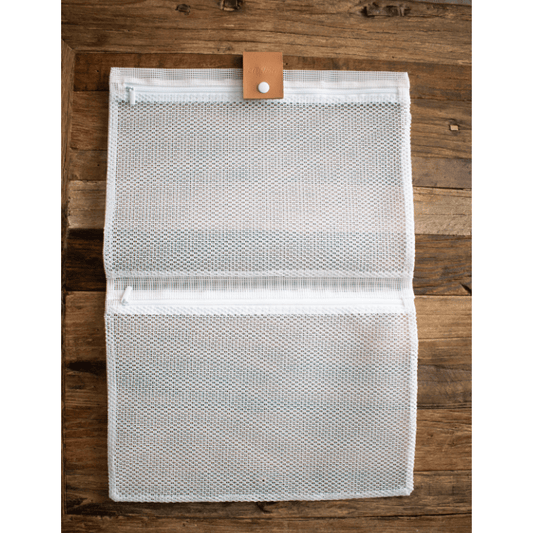 ZAKKIA durchsichtiger Kulturbeutel weiß - extra groß