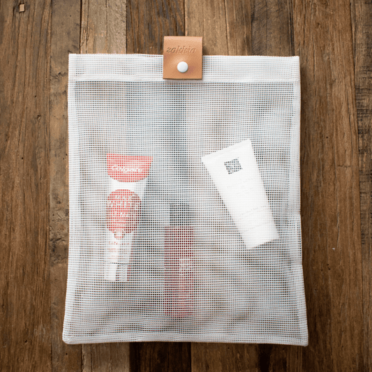 ZAKKIA Kosmetiktasche durchsichtig weiß - medium