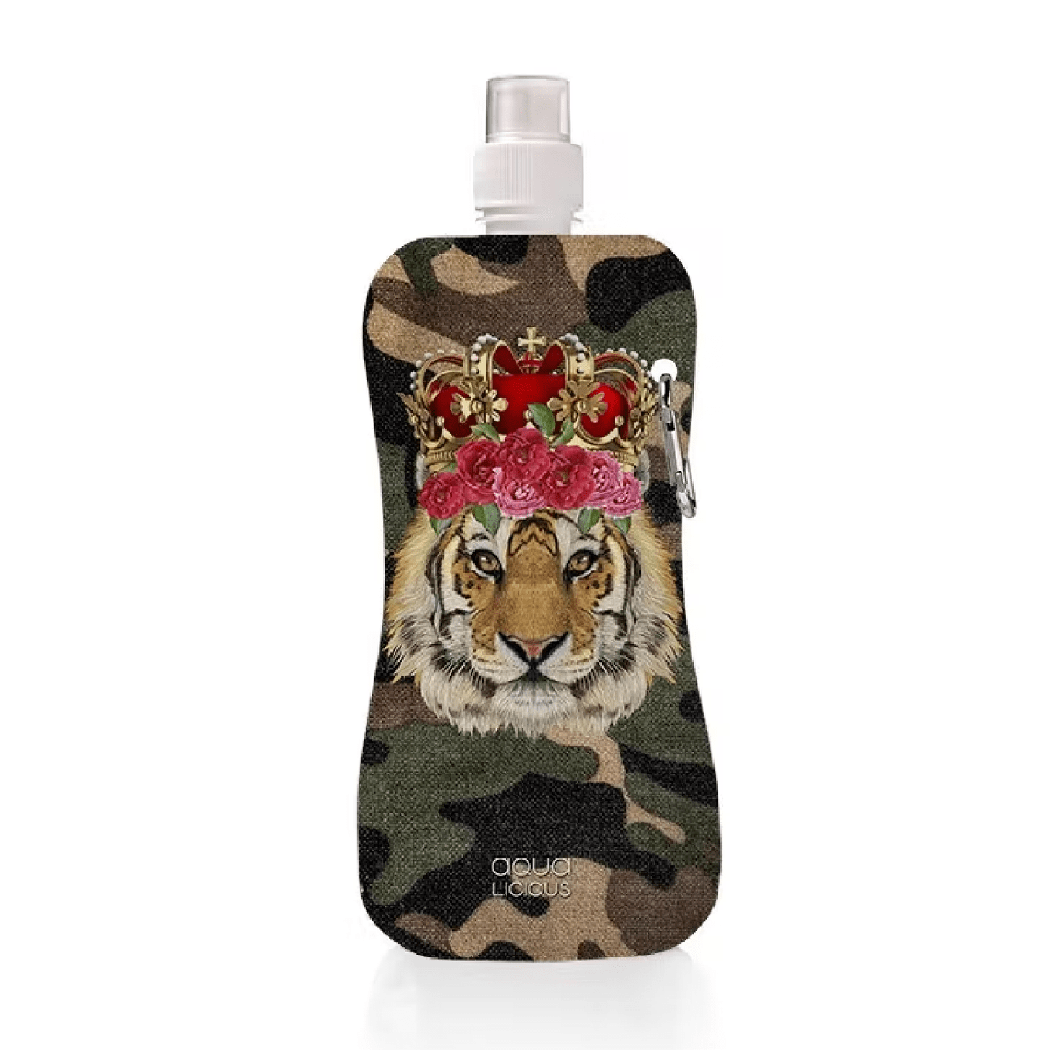 Aqua-licious Faltflasche Festival - Tiger Rose