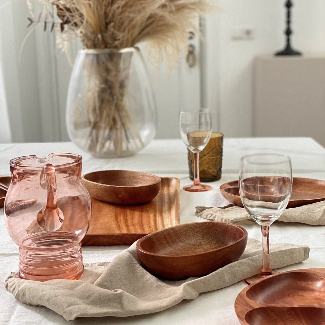 Khaya | Natural Wood Tableware Schale aus Khaya Holz - oval