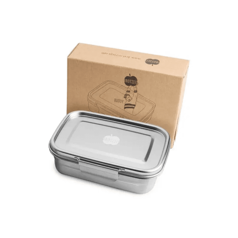 dichte Brotdose Jausenbox aus Edelstahl - Buddy Lunchbox Brotzeit
