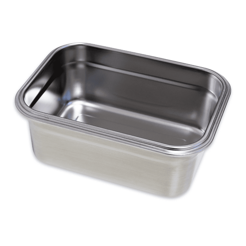 Brotzeit Lunchbox aus Edelstahl mit Bambusdeckel - Woody