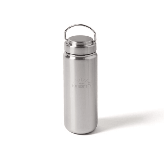 ECO Brotbox Trinkflasche mit großer Öffnung aus Metall - Zen2