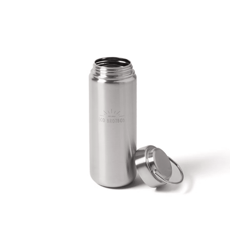 ECO Brotbox Trinkflasche mit großer Öffnung aus Metall - Zen2