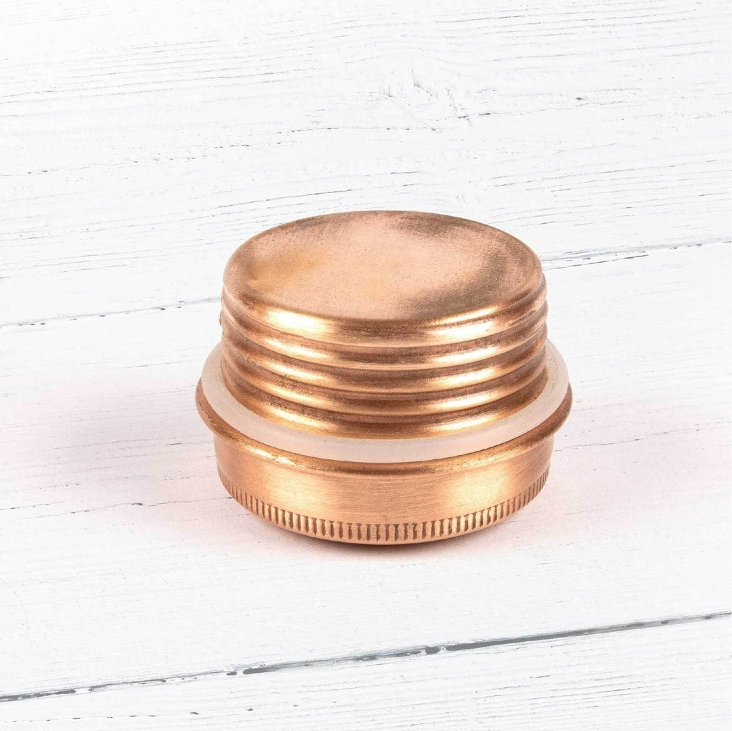 Myga Trinkflasche aus Kupfer 900ml - hammered