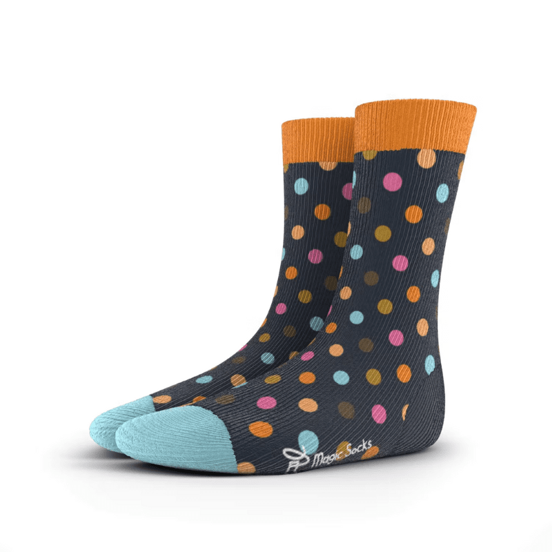 Magic Socks - gepunktete Socken in Geschenkverpackung - 3 Paar