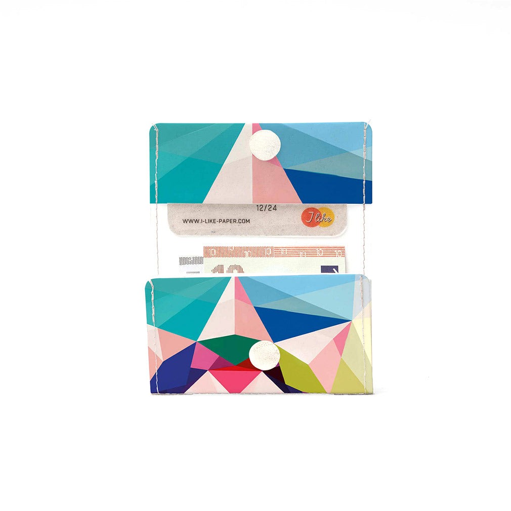 Faltgeldbörse - Geometrical3 - Handtaschen, Geldbörsen & Etuis - I like paper | Waya