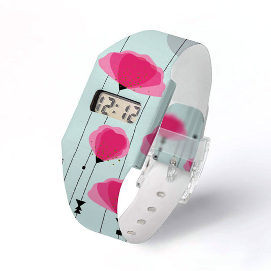 I Like Paper - Paperwatch Armbanduhr - Coquelicot