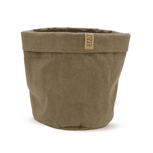 SIZO Papierbehälter - schlammfarben