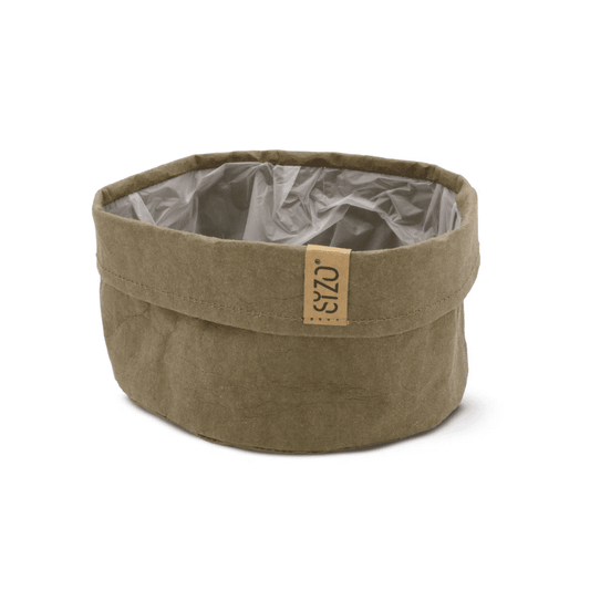 SIZO Papierbehälter - schlammfarben