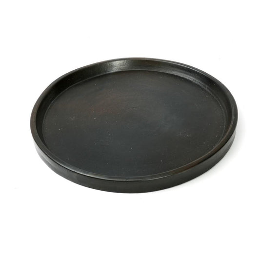 Bazar Bizar Terracotta Teller schwarz - 26cm
