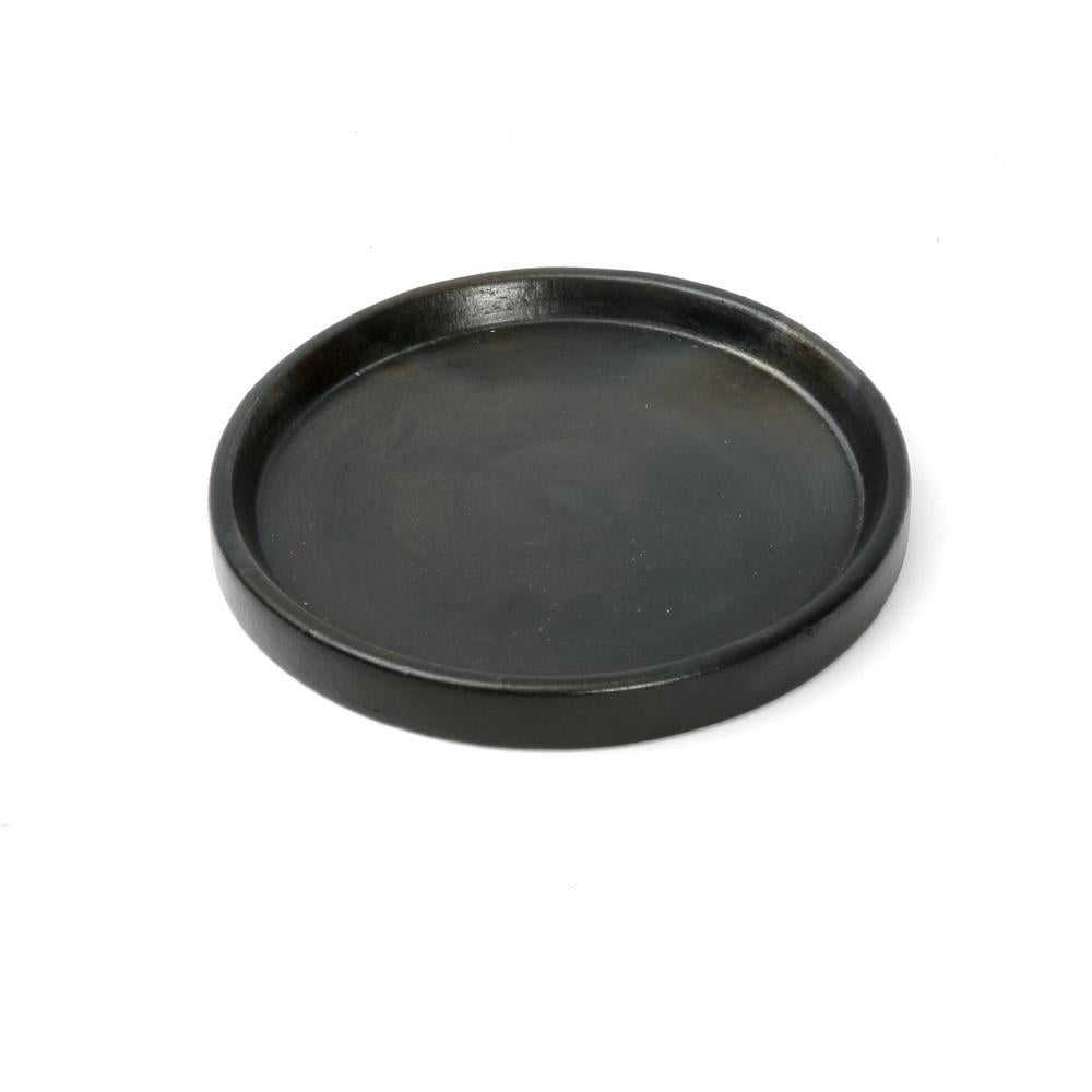 Bazar Bizar Terracotta Teller schwarz - 20cm