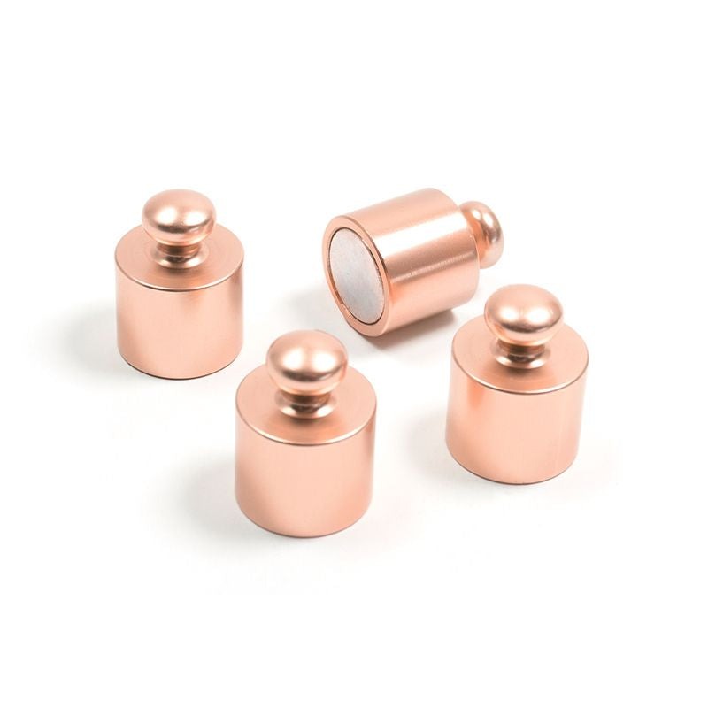 Trendform starker Magnet kupferfarben - 4er Set