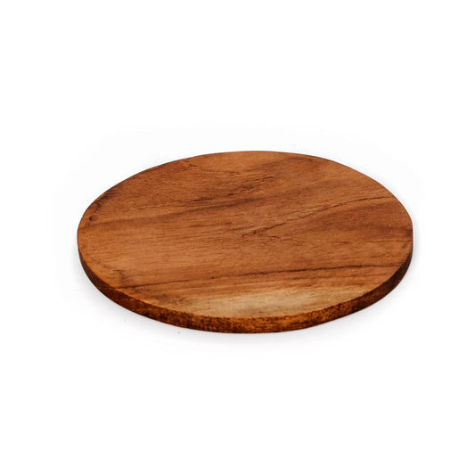 Untersetzer aus Teak Holz - 10cm