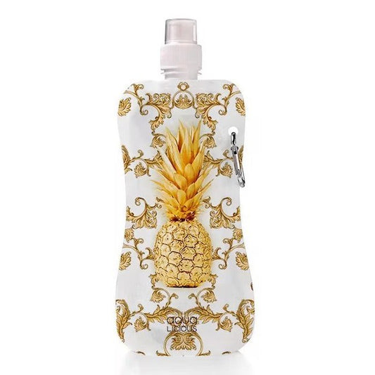 wiederverwendbare Wasserflasche BPA-frei 450ml - Pineapple
