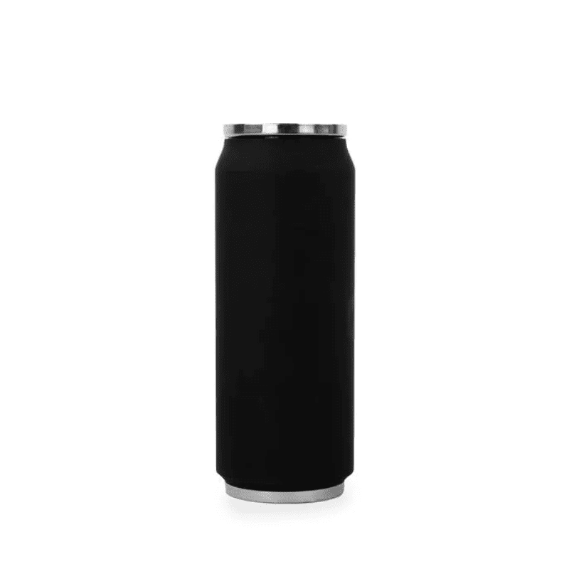 Yoko Design Isolierte Trinkdose Soft Touch - schwarz