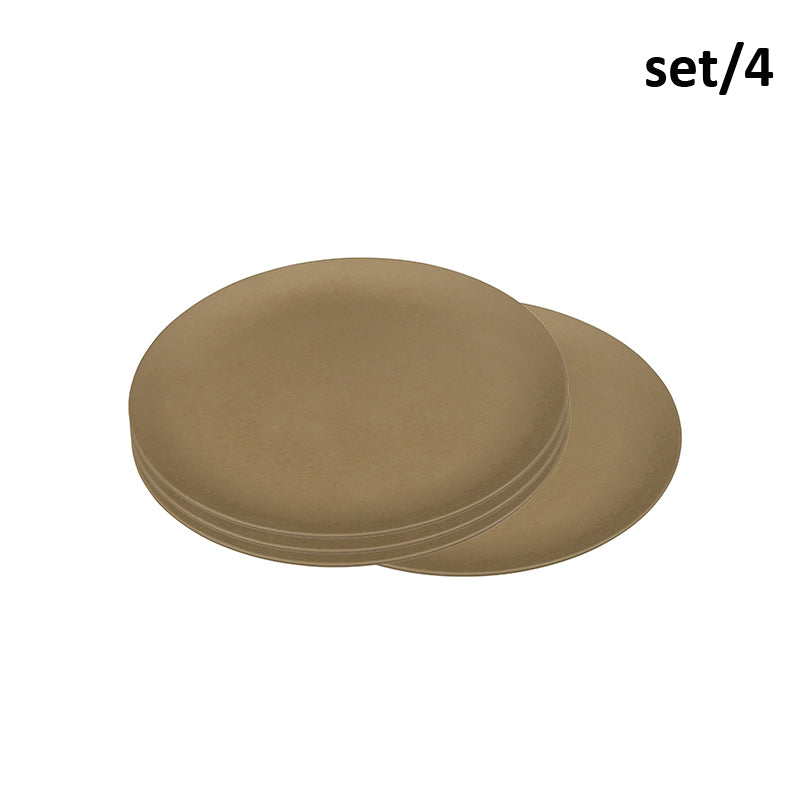 Zuperzozial große Teller aus Biokunststoff - 4er Set