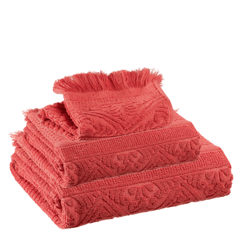 Handtuch Zoé - Ziegelrot Handtuch