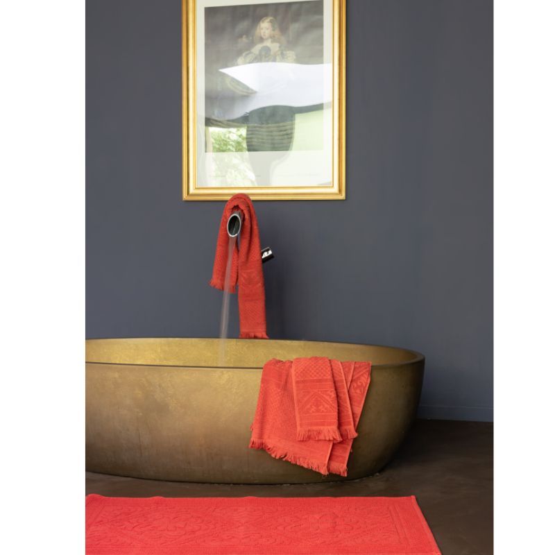 Badematte Enzo - Ziegel 54 x 64 cm Badematte
