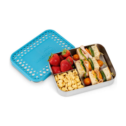 hellblaue Lunchbox Large Trio - Aqua