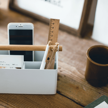 TOSCA Schreibtischablage – Weiß Schreibtischorganizer